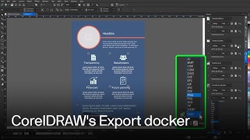 How to export formats & versions quickly with the Export Docker in CorelDRAW | Tutorial