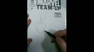 Drawing Black Cat and Atom Eve from Invincible on Stream