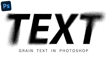 How to Create Grain Text Effect In Photoshop
