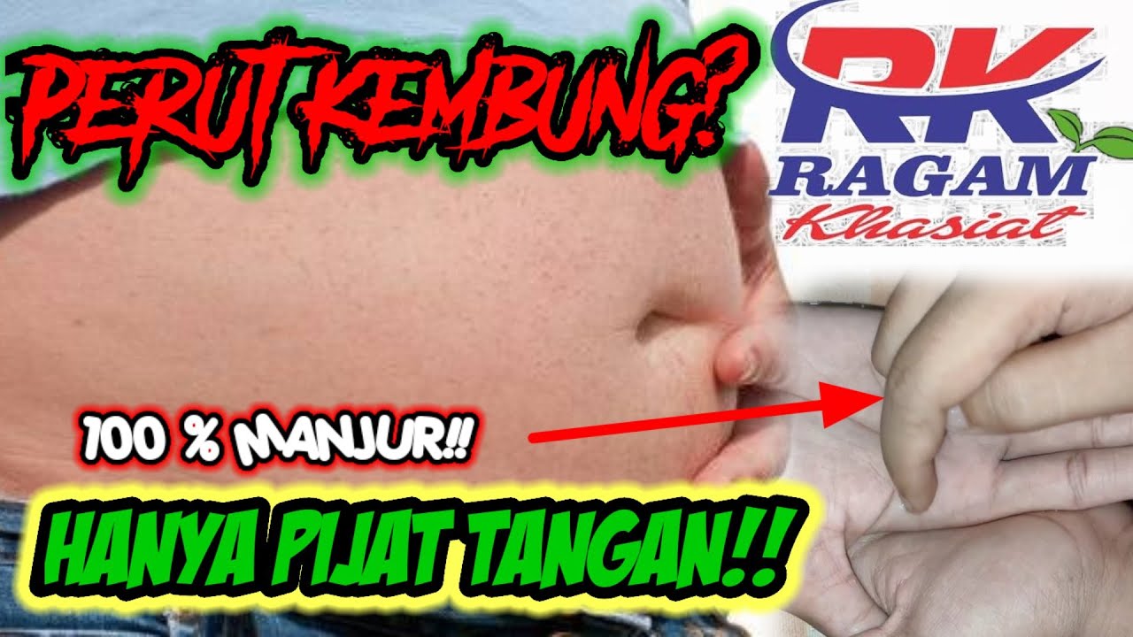 AJAIB MUJARAB KEMBUNG HILANG HANYA DENGAN PIJAT TANGAN PERUT SEHAT ALA