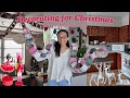 Decorating for Christmas | Getting in the Christmas spirit!