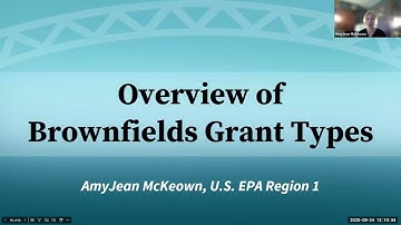 Day One Recording - Tribal Brownfields Grant Management Training Series