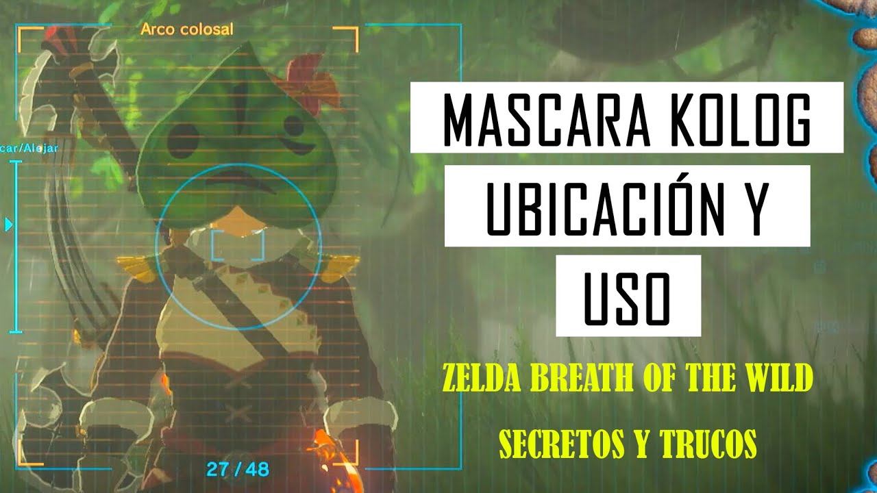 🛡️Secretos y Trucos (Máscara de Kolog) The Legend of Zelda Breath of