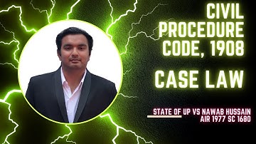 STATE OF UP VS NAWAB HUSSAIN | CONSTRUCTIVE RES JUDICATA | CIVIL PROCEDURE CODE