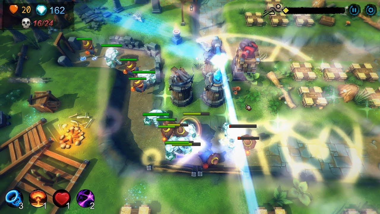 Yet another tower defence - Gameplay (PC/UHD) 