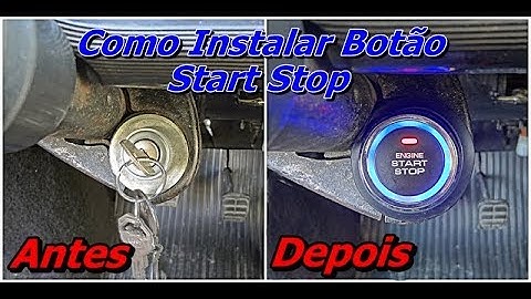 Como Instalar Botão Start Stop - How to Install Start Stop Button - Start Stop em Carro Antigo - FVM