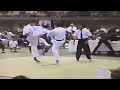 極真空手 Final 3rd Canadian Elite Kyokushin Championship 1990, Réal Lepage  大山空手 -vs- François Choquette