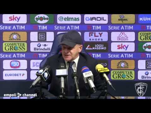 Le parole di mister Iachini alla vigilia di Empoli-Genoa