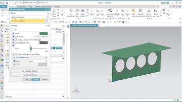How to use midsurface for 2D mesh when variable thicknesses must be calculated Siemens NX12 NX10