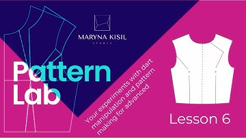 Dart manipulation to neckline (broken line) #dartmanipulation #patternmaking #fashiondesign 