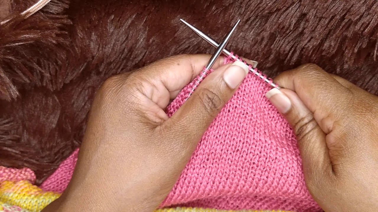 How to hold your knitting needles, in continental style YouTube