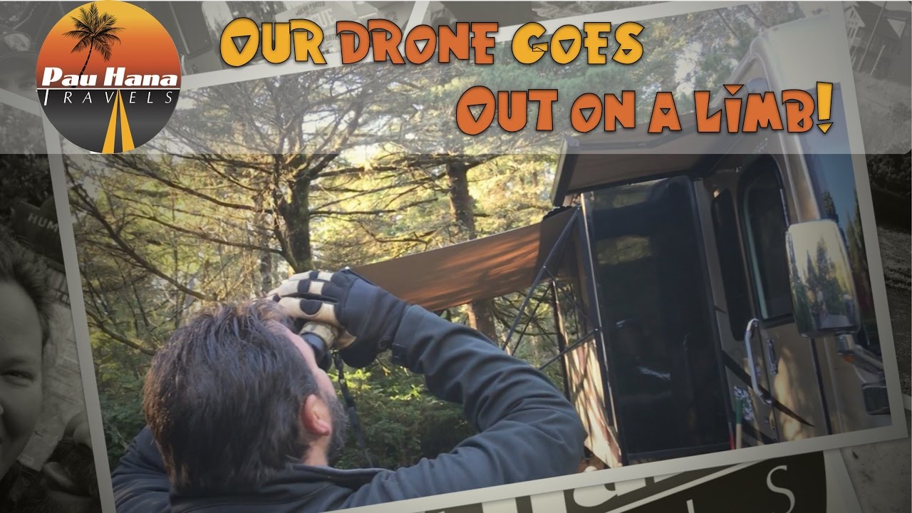 Drone Fail ~ Out on a Limb | Camping on the Oregon Coast in Winter