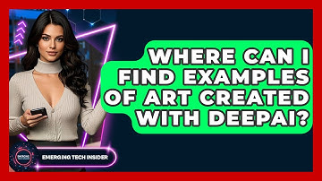 Where Can I Find Examples Of Art Created With DeepAI? - Emerging Tech Insider