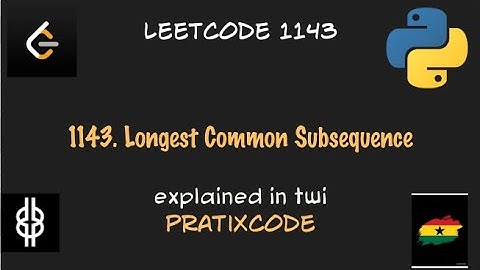 Longest Common Prefix - Leetcode 14 -  Python - Twi
