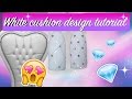 White cushion nailart tutorial | Easy cute nail design idea