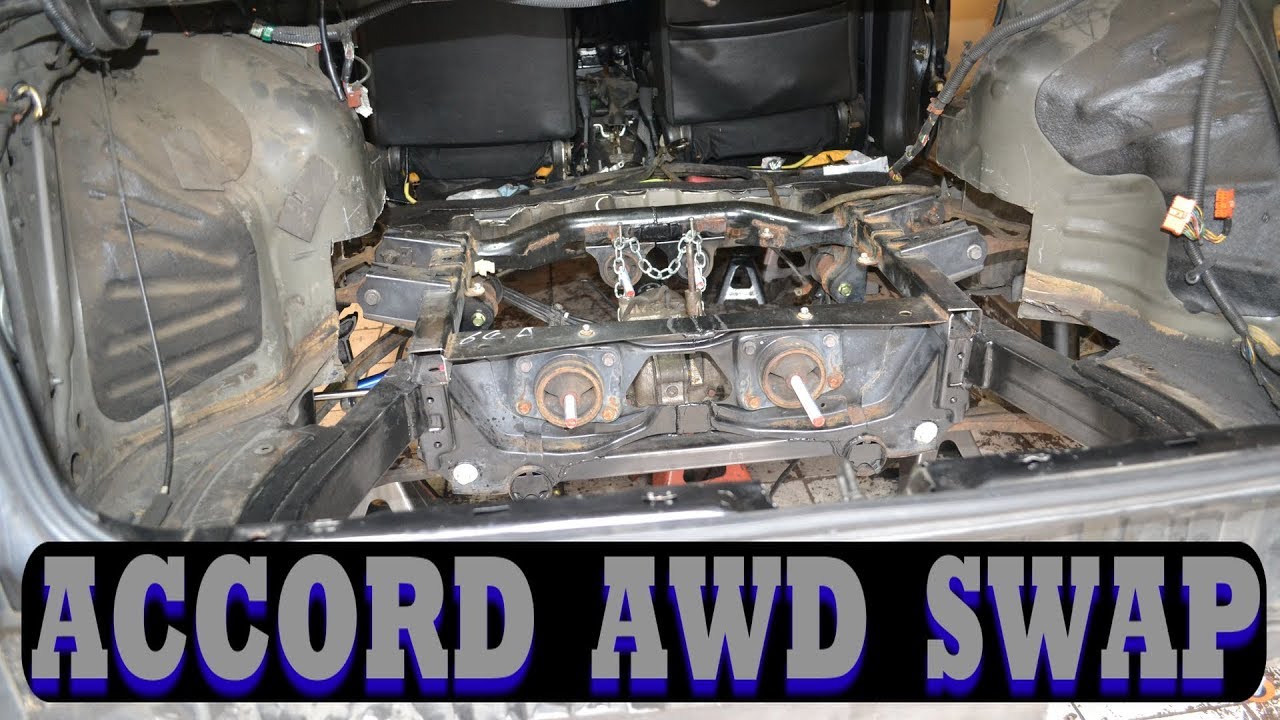 CB7 AWD SWAP. CRV DIFF IN A 93 ACCORD YouTube