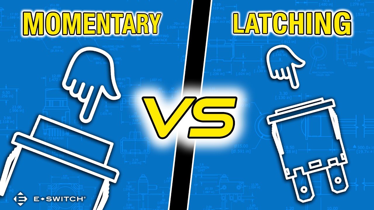 Momentary VS Latching Switches - YouTube