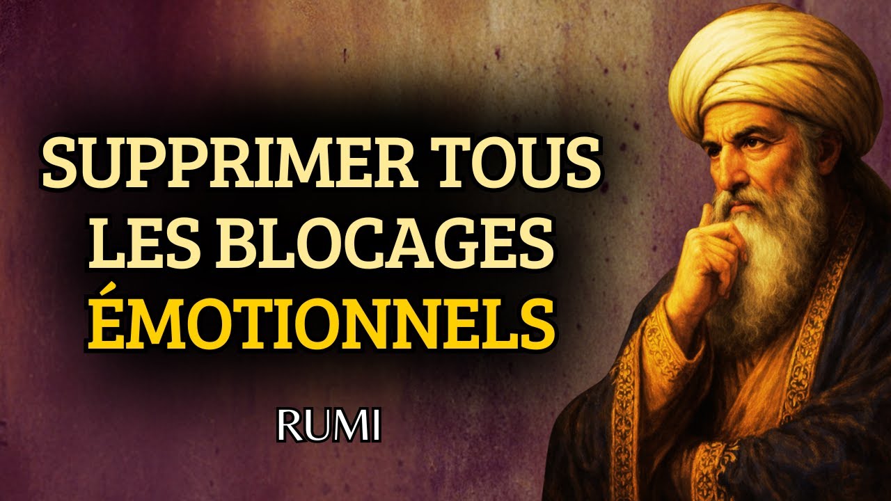 Comment Supprimer Tous les BLOCAGES ÉMOTIONNELS que tu portes | Rumi