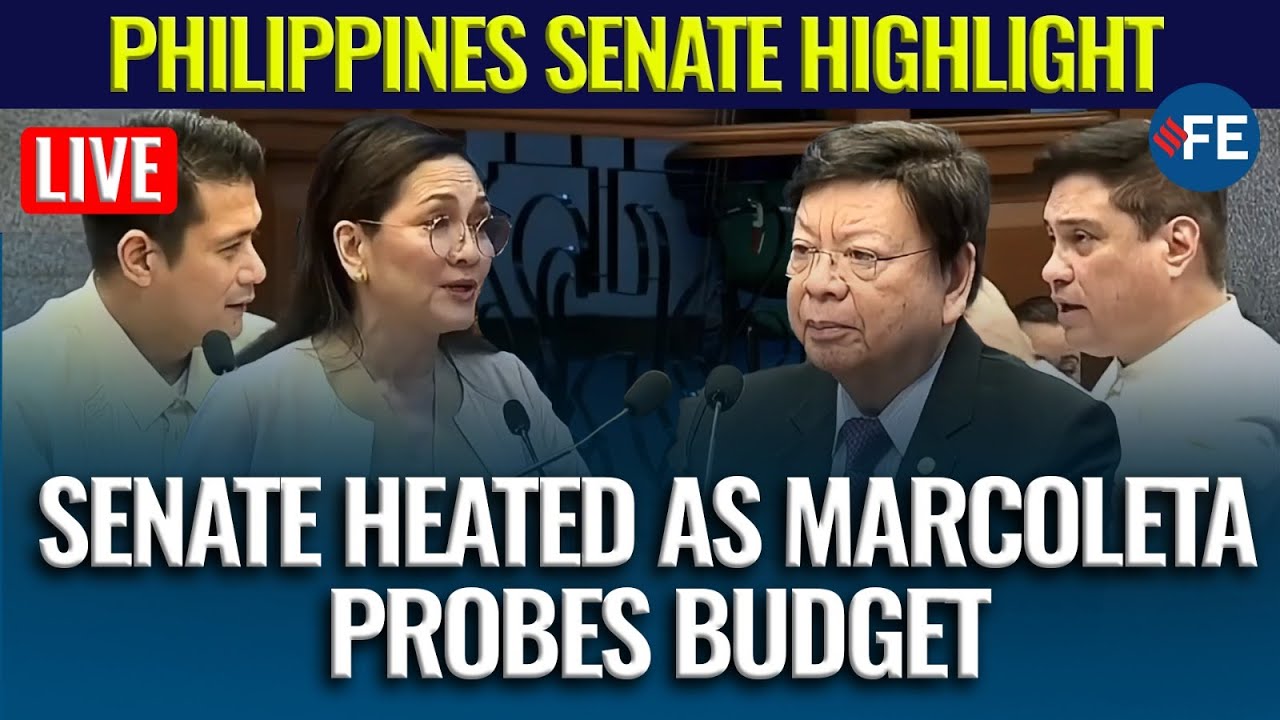 Philippines Senate Chaos LIVE: Rodante Marcoleta Challenges Budget Proposals, Demands Accountability