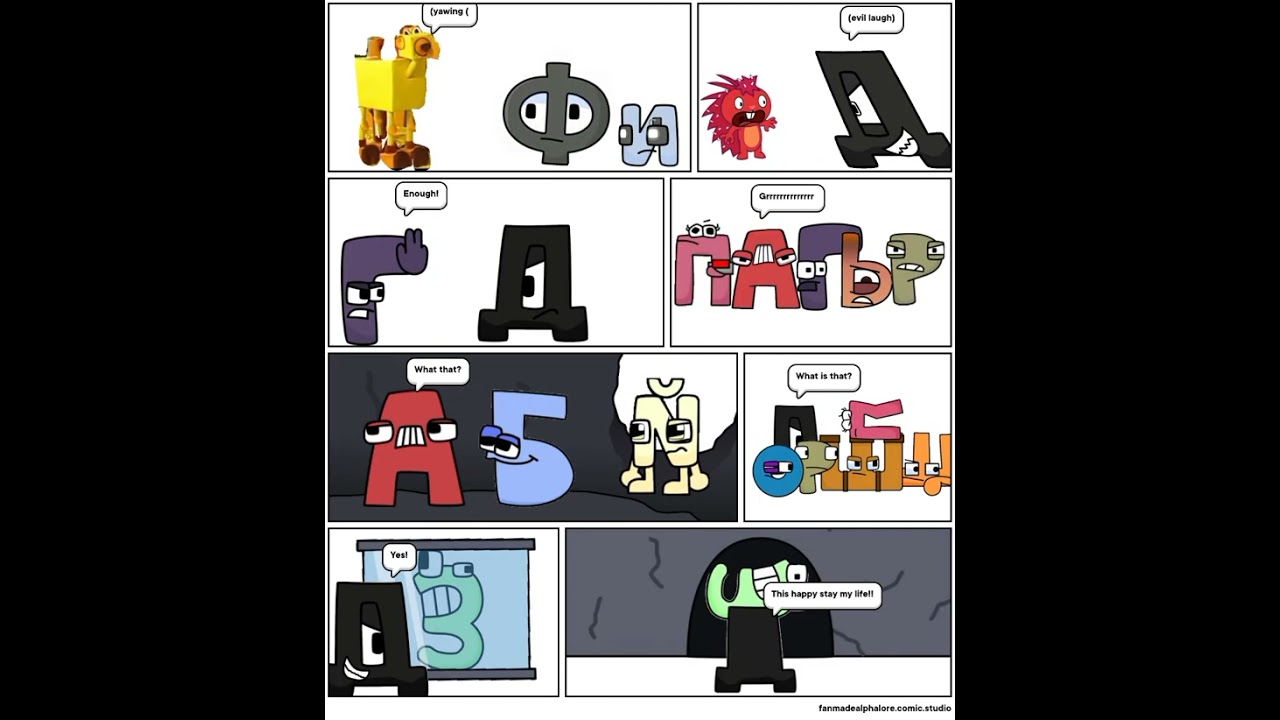 Ohio alphabet lore A-D - Comic Studio