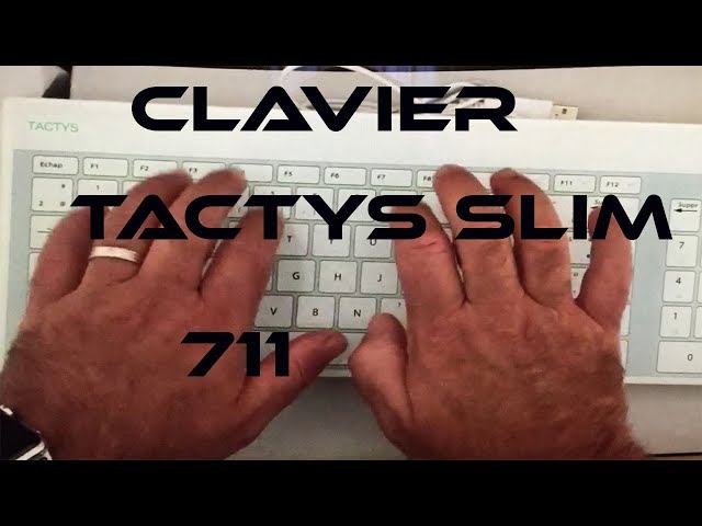 Clavier tactile en verre Slim 1011 sans fil - Cecsmo