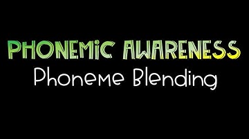 Unit 2 Week 3 Phonemic Awareness