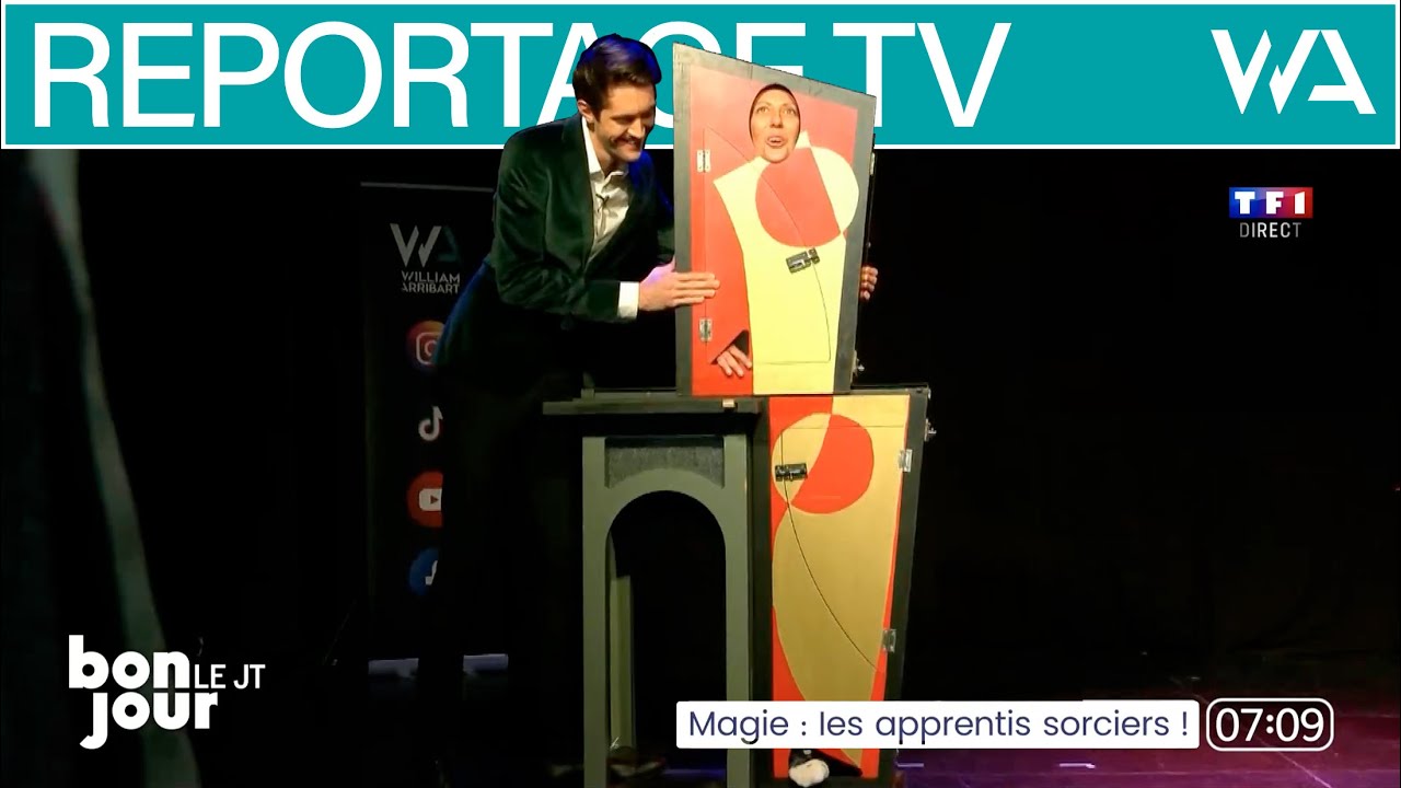 TF1 : invités à l'école de magie de william arribart