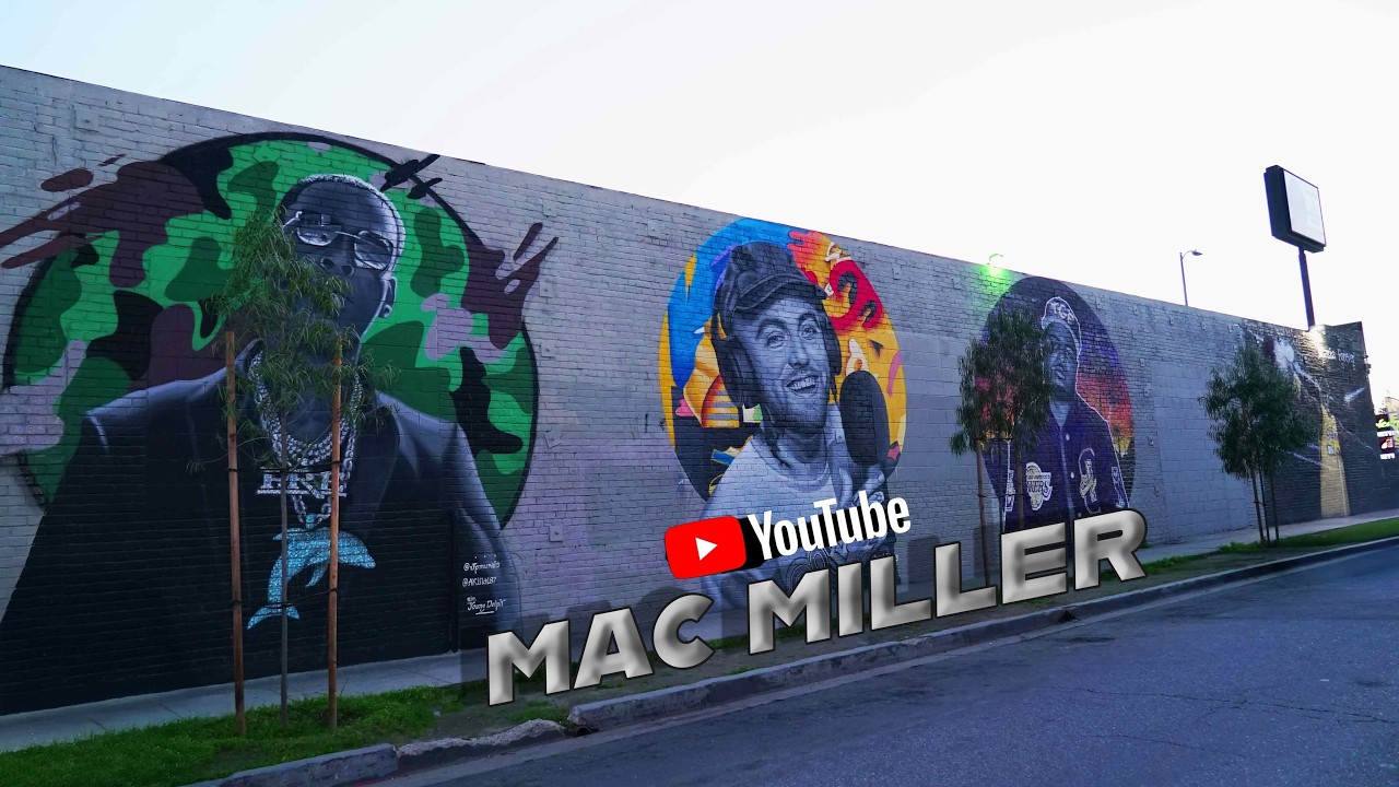 Fallen Rappers Mural EP. 1 Mac Miller Mural