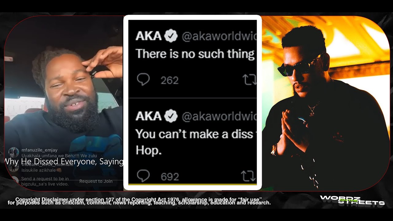 AKA Reacts To Big Zulu s Diss Track Saying That It Is Not Hip Hop aka-reacts-to-big-zulu-s-diss-track-saying-that-it-is-not-hip-hop