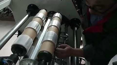 Stretch Film Slitting Rewinding Machine