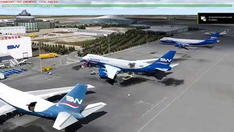 P3Dv4.3: PMDG 747-8F arrival UBBB