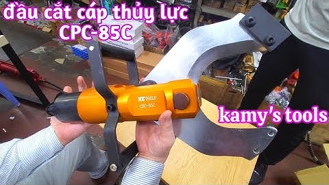 Đầu cắt cáp thủy lực 85mm cắt cáp điện giáp thép, đồng nhôm CPC-85C XCTOOLS