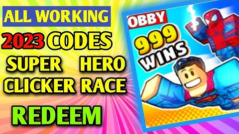 All *New* Super Hero Clicker Race  Codes 2023 | Codes for Super Hero Clicker Race  - Roblox Code