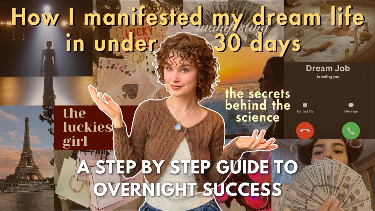 How To Manifest Your DREAM Life In Just 30 Days!!! (my UNIQUE method ...