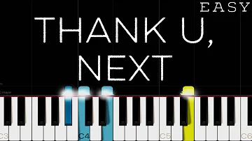 Ariana Grande - thank u, next | EASY Piano Tutorial