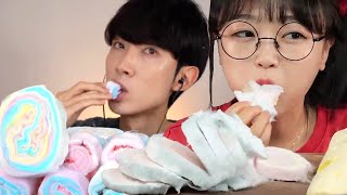 ASMR COTTON CANDY MUKBANG COMPILATION *FLUFFY AND SOFT screenshot 5