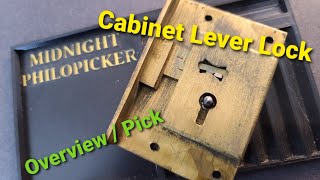 [37] Cabinet Lever Lock | Overview & Pick