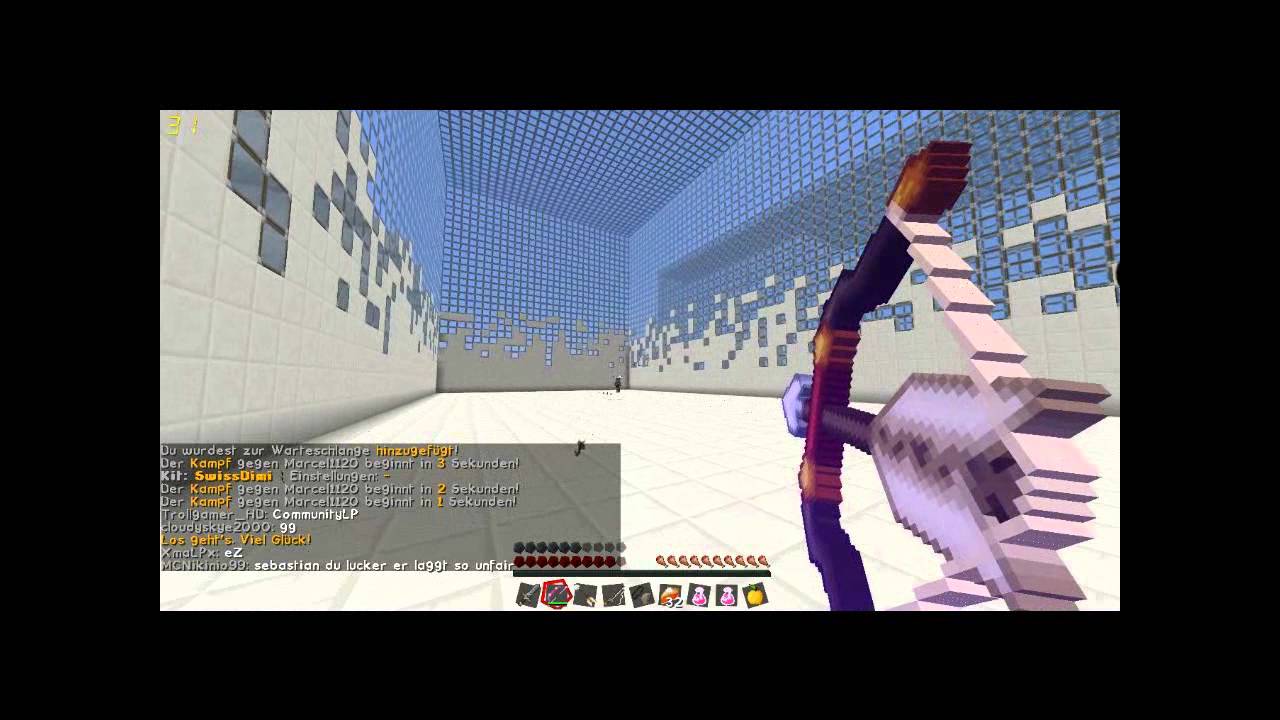 Minecraft auf dem Timolia server Timolanische spiele und 1vs1 - YouTube