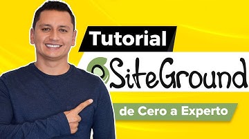 🥇 Tutorial SiteGround Desde Cero ✅ Mejor Hosting para WordPress