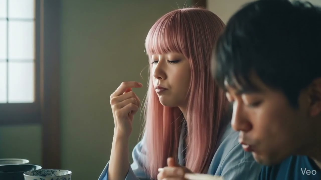 Girl Japanese beautiful picking her nose finger nostril Ai 