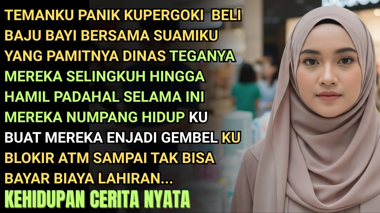 KULIHAT TEMANKU PANIK KUPERGOKI SEDANG BELI BAJU BAYI DG SUAMIKU TERNYATA MEREKA SELINGKUH DAN HAMIL