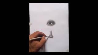 Nose sketch art tutorial ✨#nose #sketch #drawing #shorts #youtuber