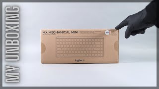 Unboxing Logitech Mx Mechanical Keyboard (Linear & Tactile Switches) | Asmr