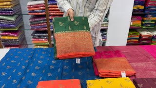 Everyones Favourite Semi Banarasi Korean Crepe Silk Saree