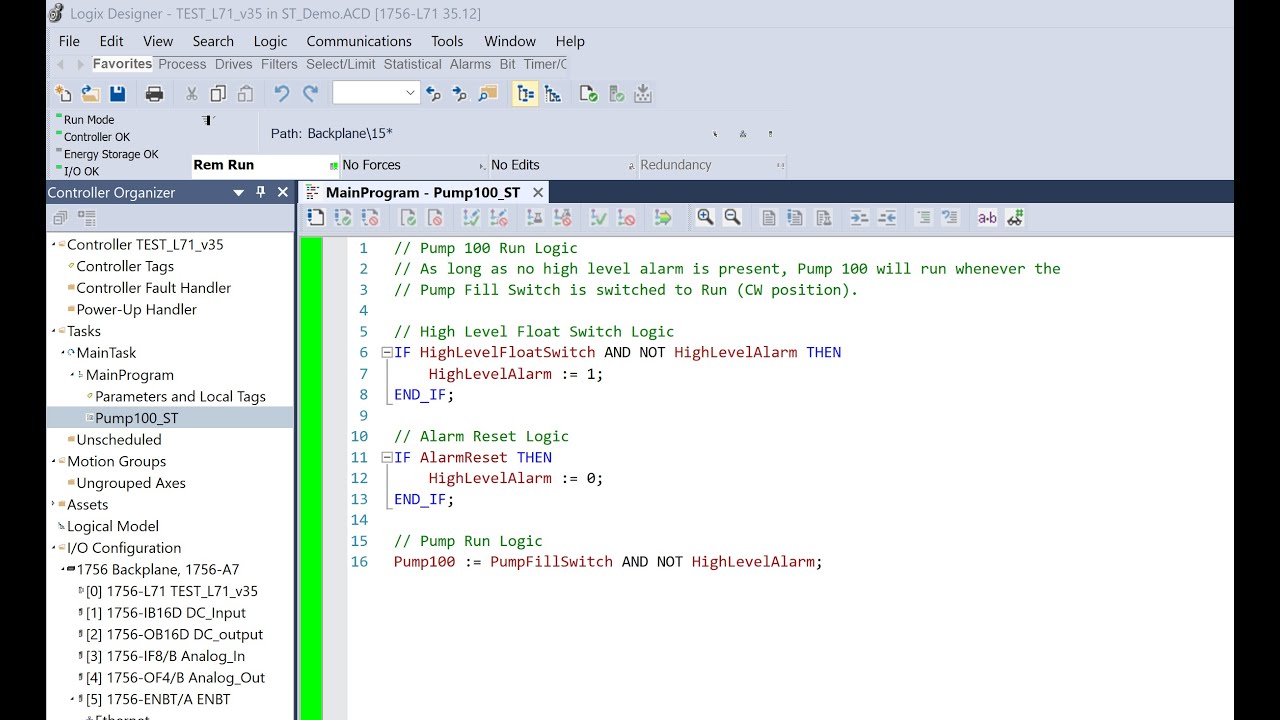 Structured Text vs Ladder Logic - YouTube