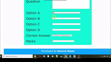 online exam with timer in php