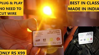 DIY : HOW TO INSTALL HAZARD FLASHER / INDICATOR BLINKER MODULE ON KTM RC 390 WITHOUT WIRE CUTTING.