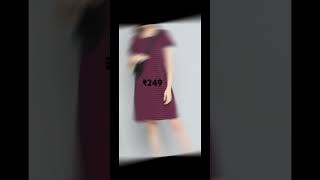 Ladies Stripe Dress Try On | Meesho Affordable Fashion ✨”link comment box “