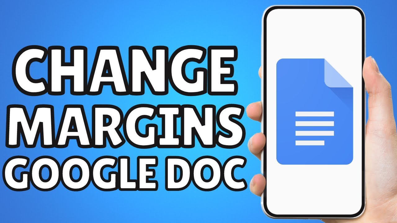 How To Change Margins In Google Docs - YouTube