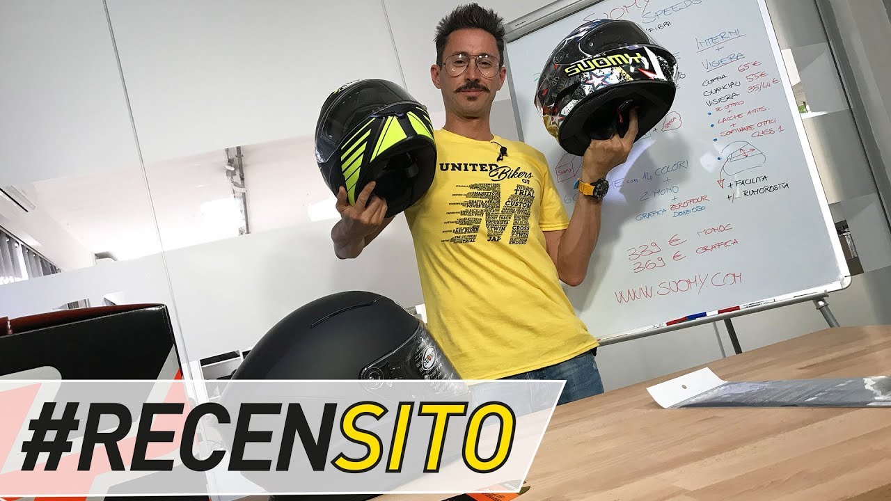 Suomy Speedstar. Recensione casco sport-touring in fibra - YouTube